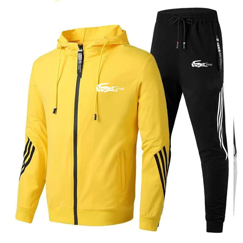 Men's zipper Sportswear (2 piece set)