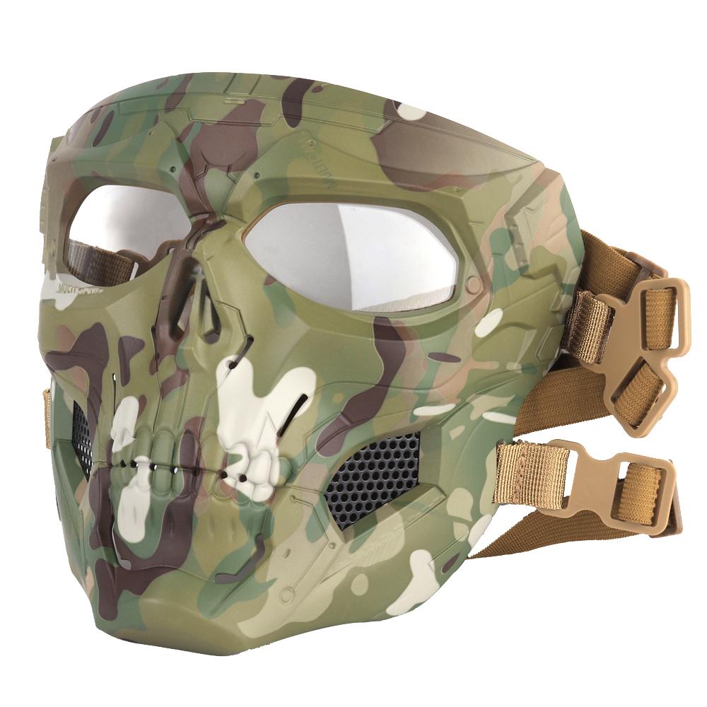 Camouflage skeleton mask
