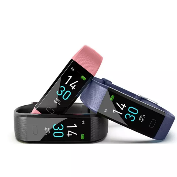 Fitness Heart Rate Meter Step Measurement Body Temperature Smart Sports Bracelet