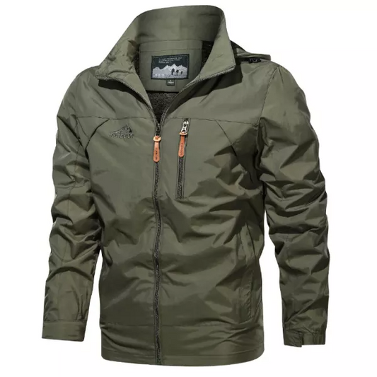 Men's Outdoor Waterproof And Windproof Hooded Jacket